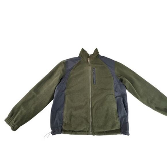 "L.L. Bean" RARE!! Reversible Mens Jacket SZ XL Reg. Fleece And Nylon Raincoat - Picture 2 of 16